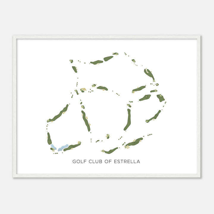 Print of Golf Club Of Estrella Modern Map