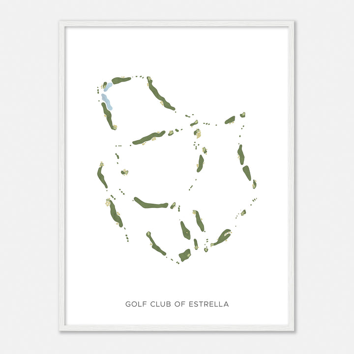 Print of Golf Club Of Estrella Modern Map