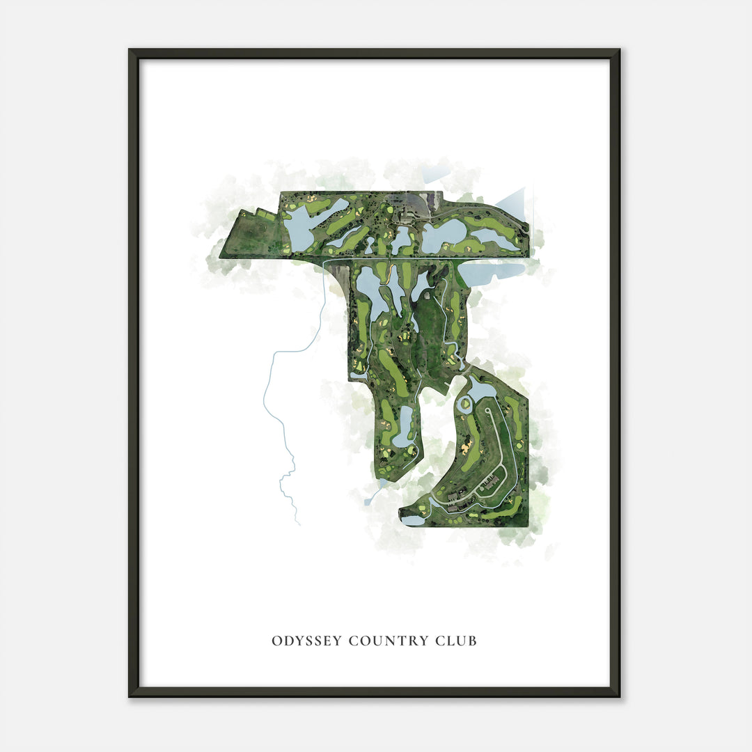 Print of Odyssey Country Club Classic Map