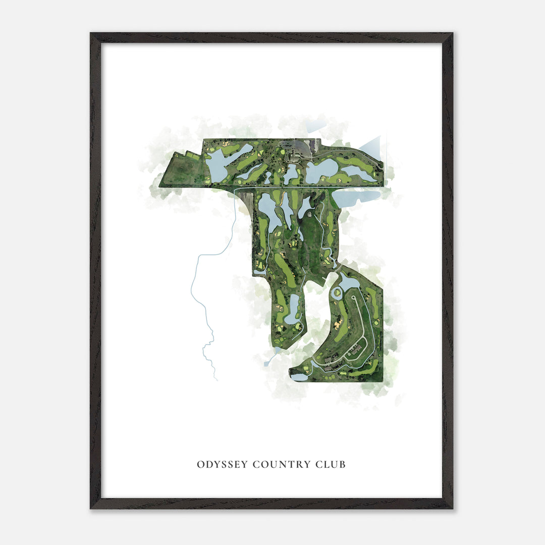 Print of Odyssey Country Club Classic Map