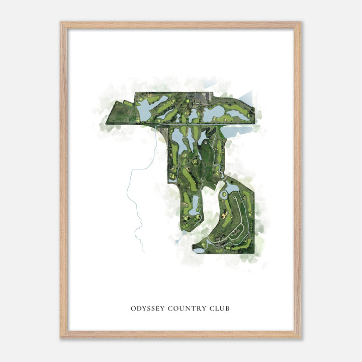 Print of Odyssey Country Club Classic Map