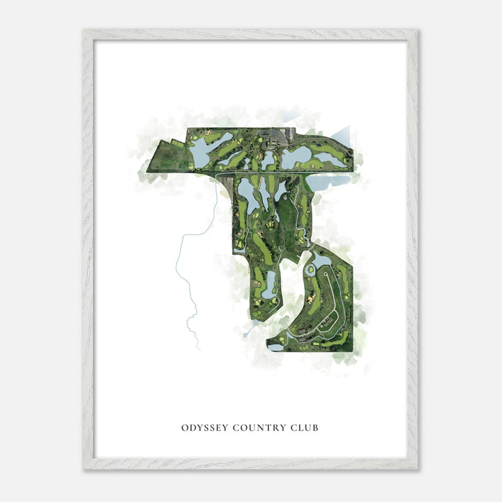 Print of Odyssey Country Club Classic Map
