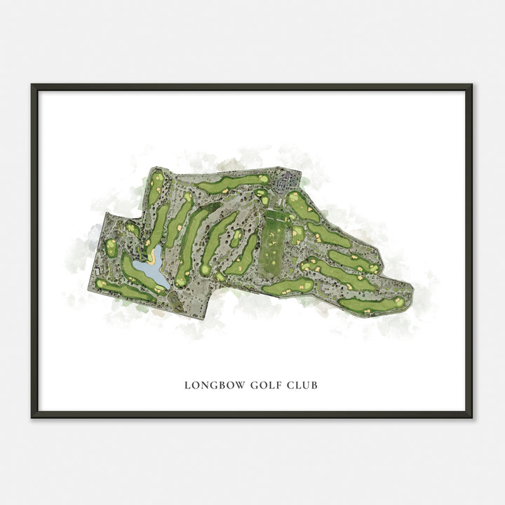 Print of Longbow Golf Club Classic Map