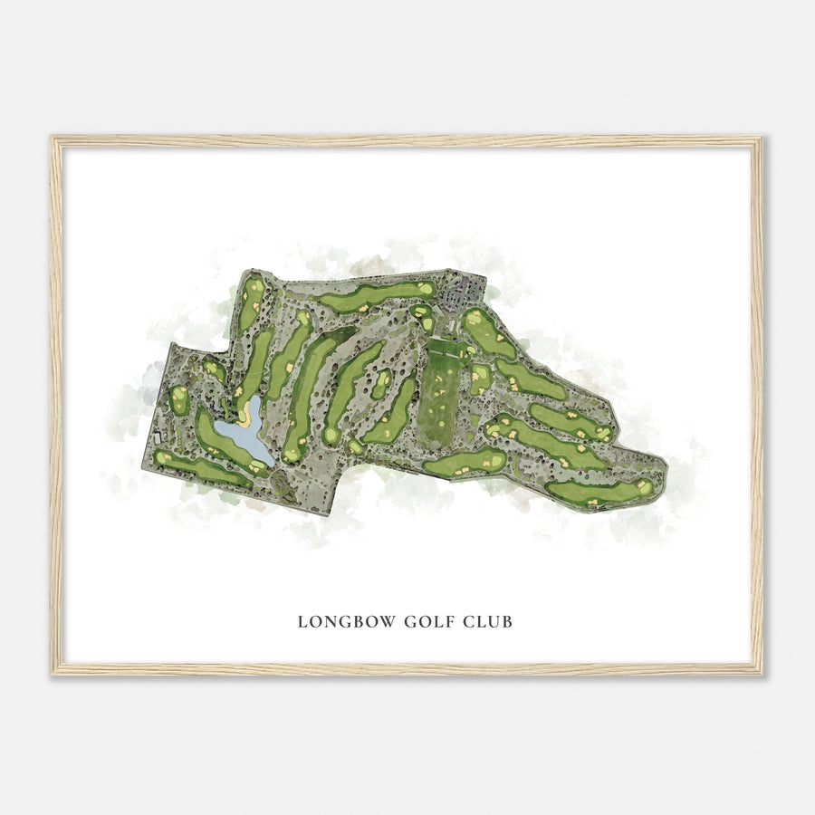 Print of Longbow Golf Club Classic Map