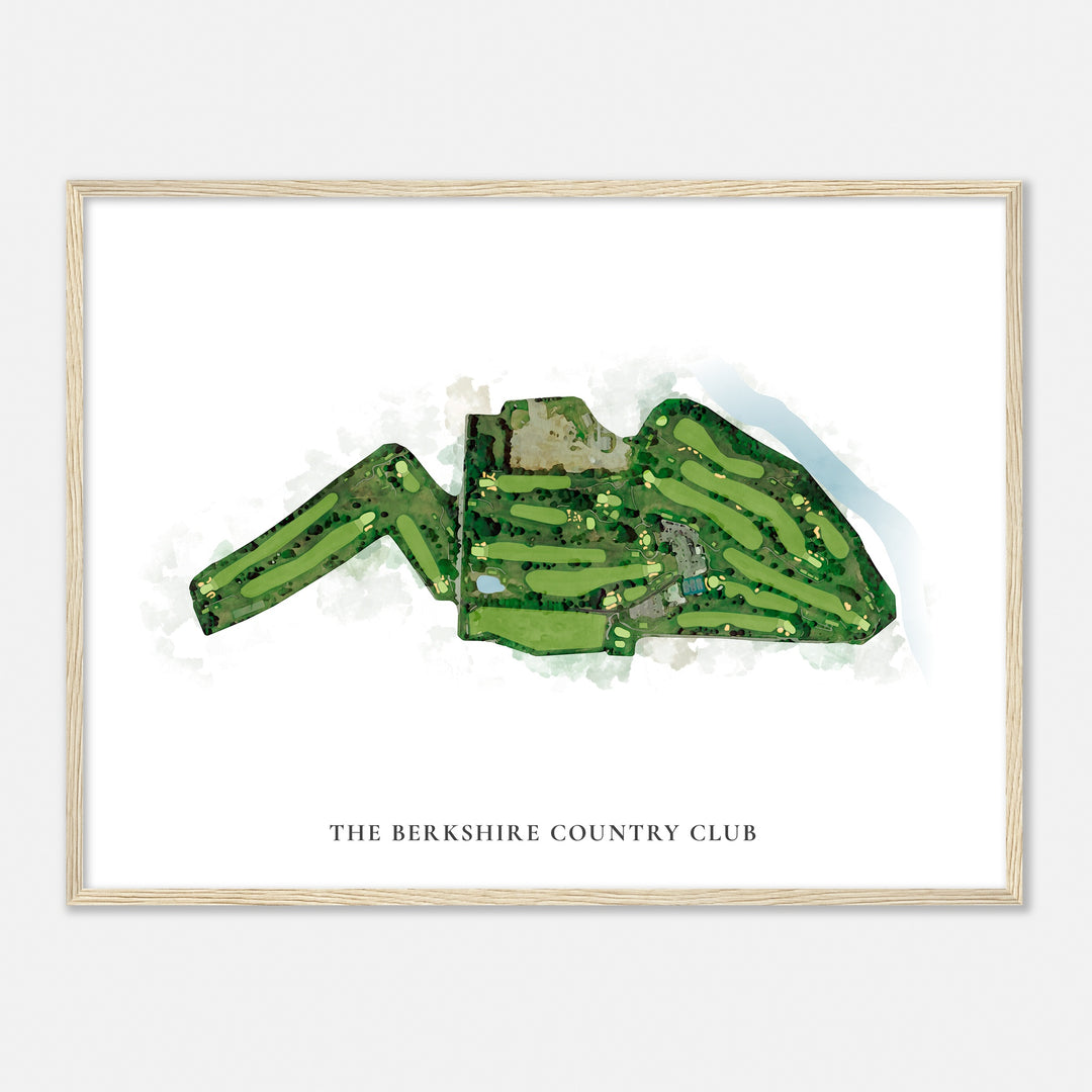 Print of The Berkshire Country Club Classic Map