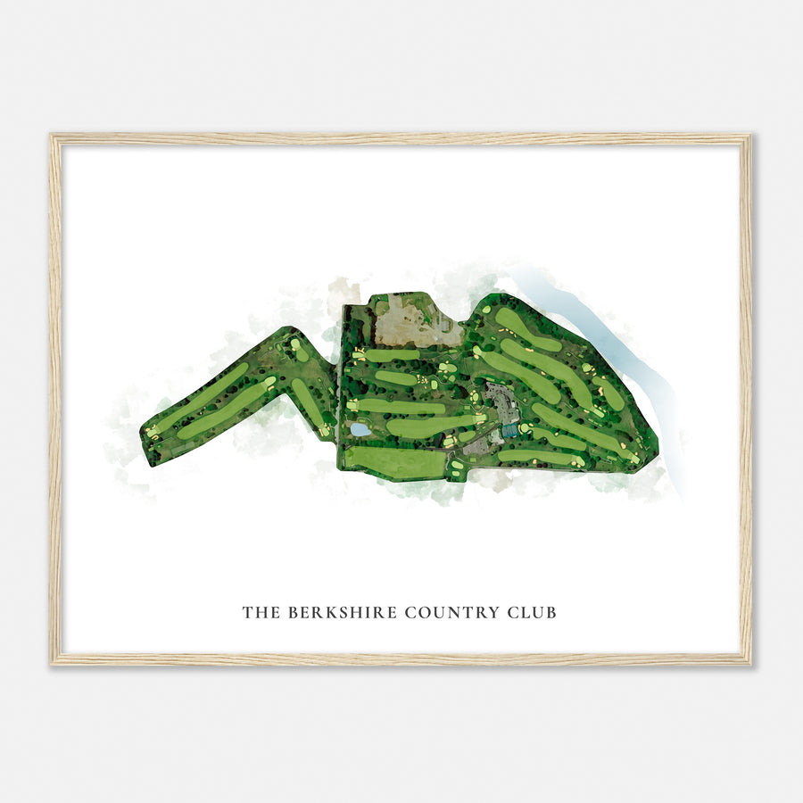 Print of The Berkshire Country Club Classic Map