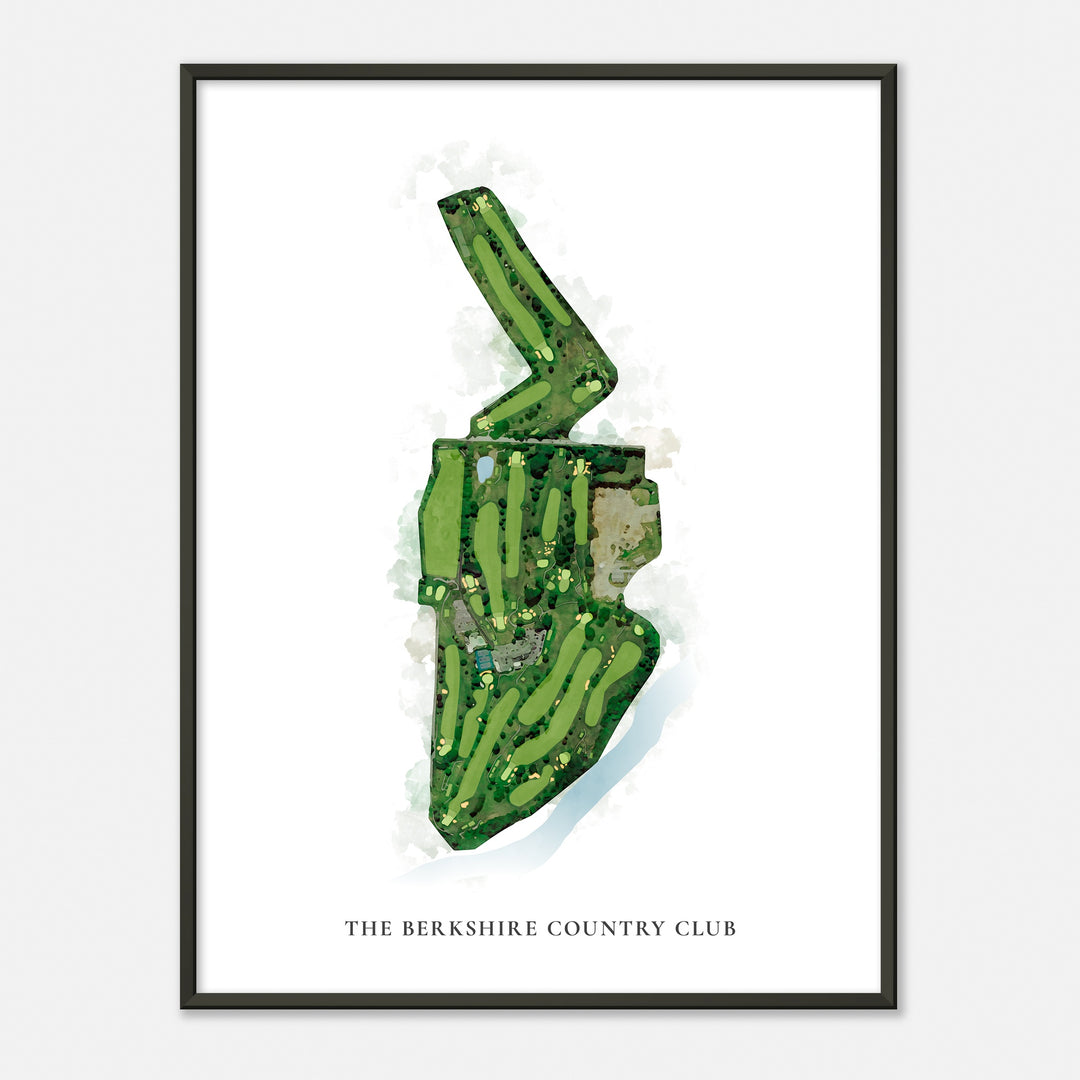 Print of The Berkshire Country Club Classic Map