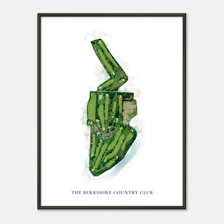 Print of The Berkshire Country Club Classic Map