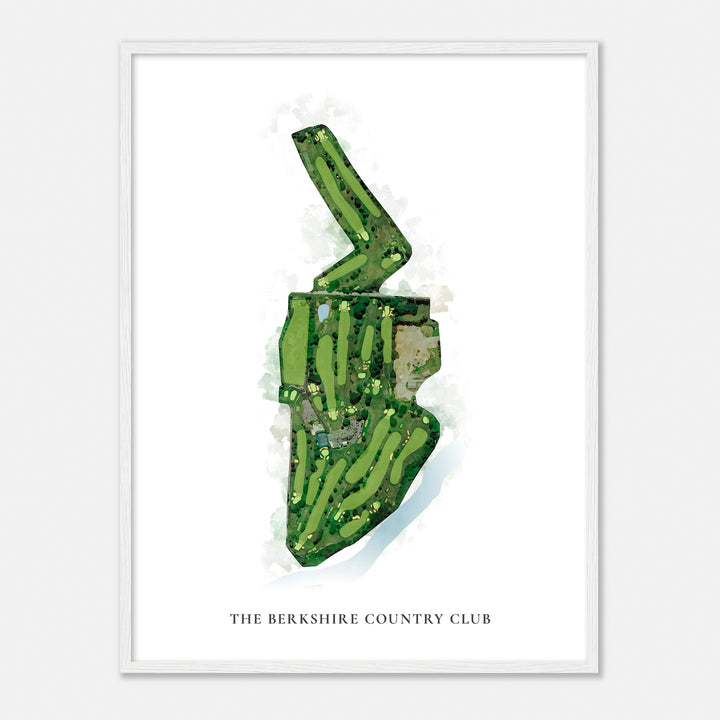 Print of The Berkshire Country Club Classic Map
