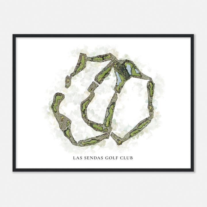 Print of Las Sendas Golf Club Classic Map