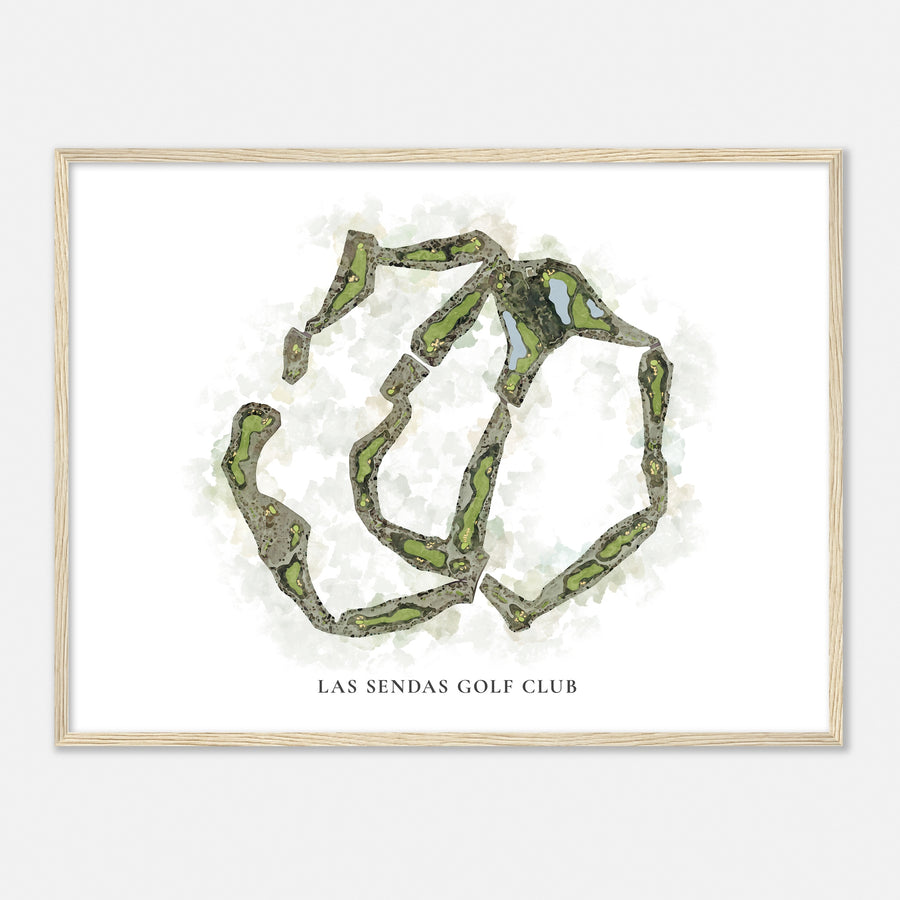 Print of Las Sendas Golf Club Classic Map