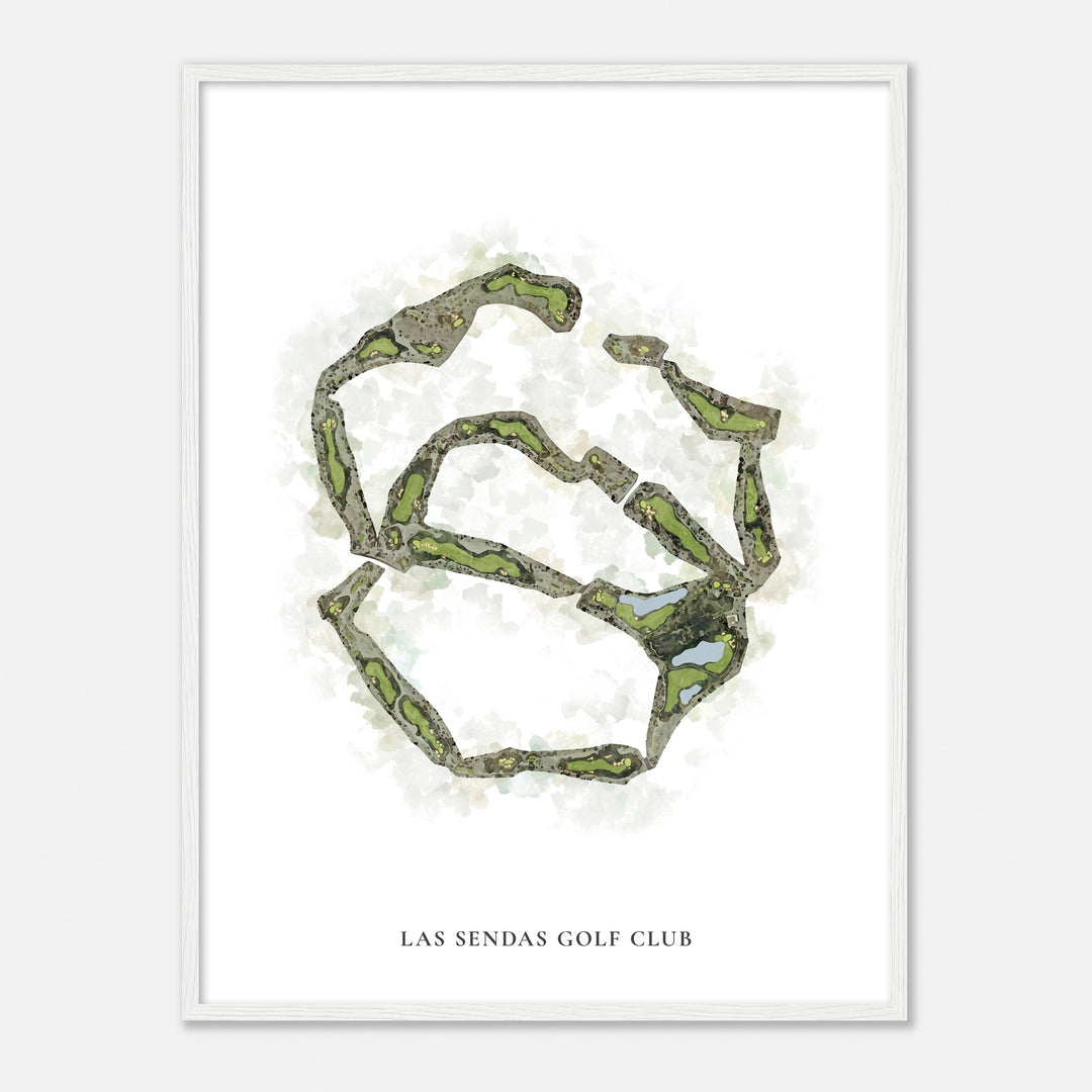 Print of Las Sendas Golf Club Classic Map