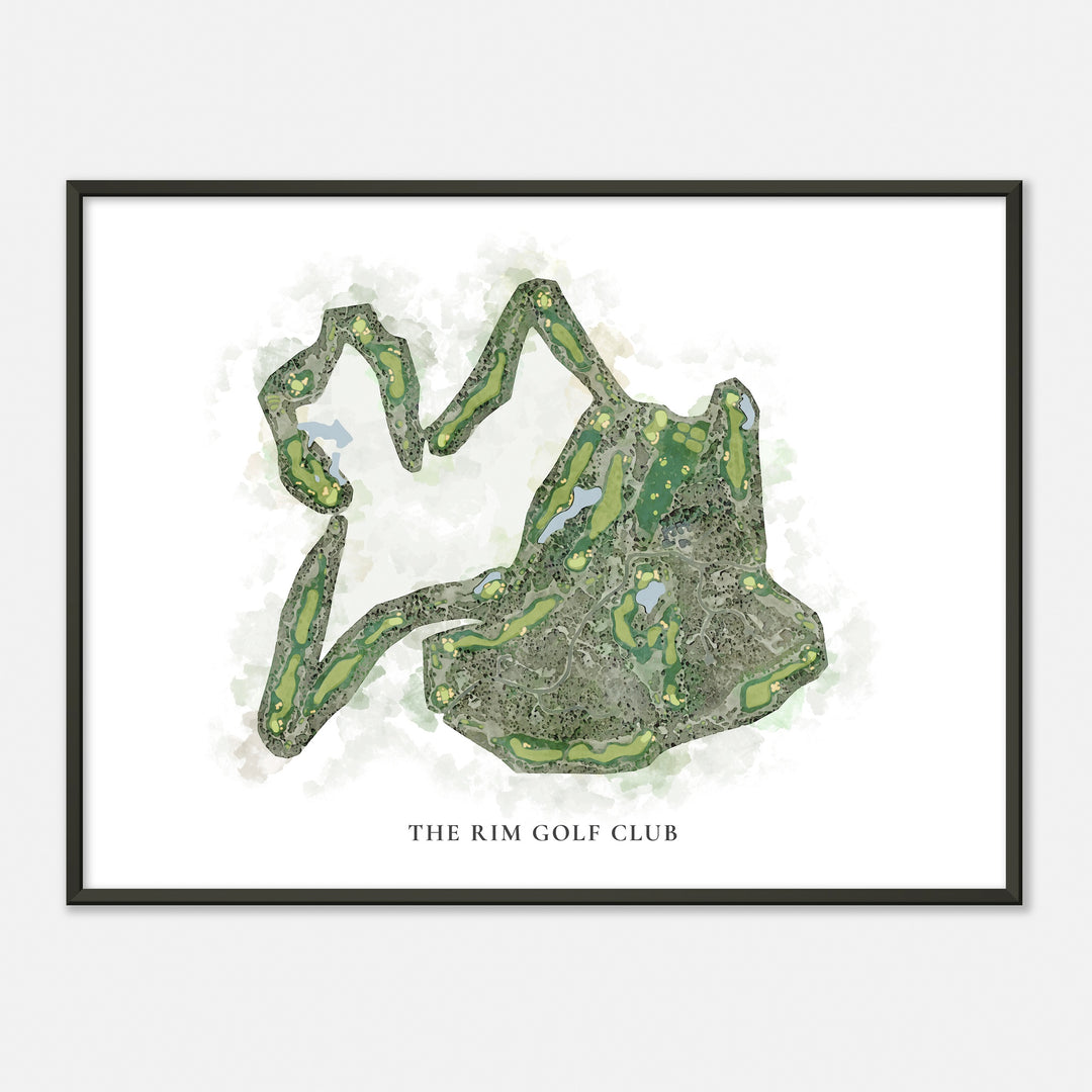 Print of The Rim Golf Club Classic Map