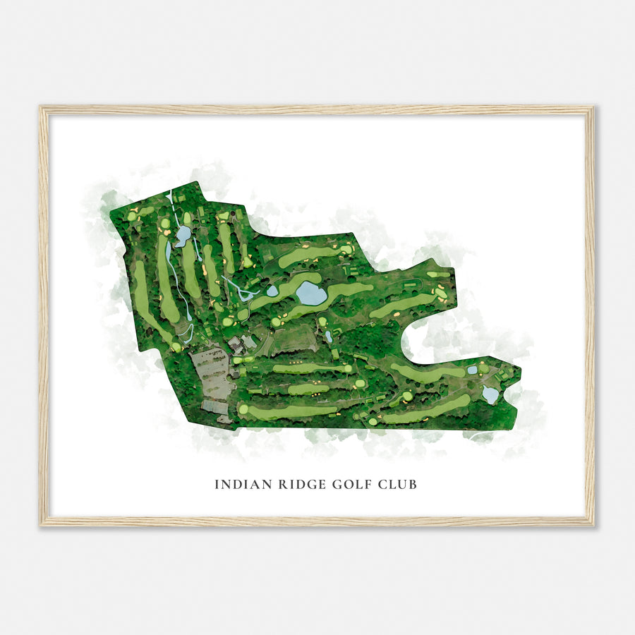 Print of Indian Ridge Golf Club Classic Map