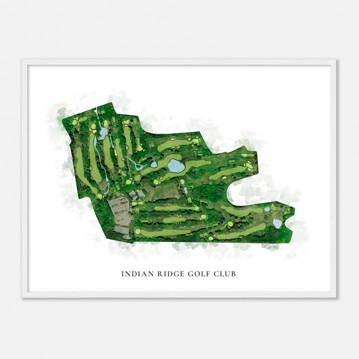 Print of Indian Ridge Golf Club Classic Map