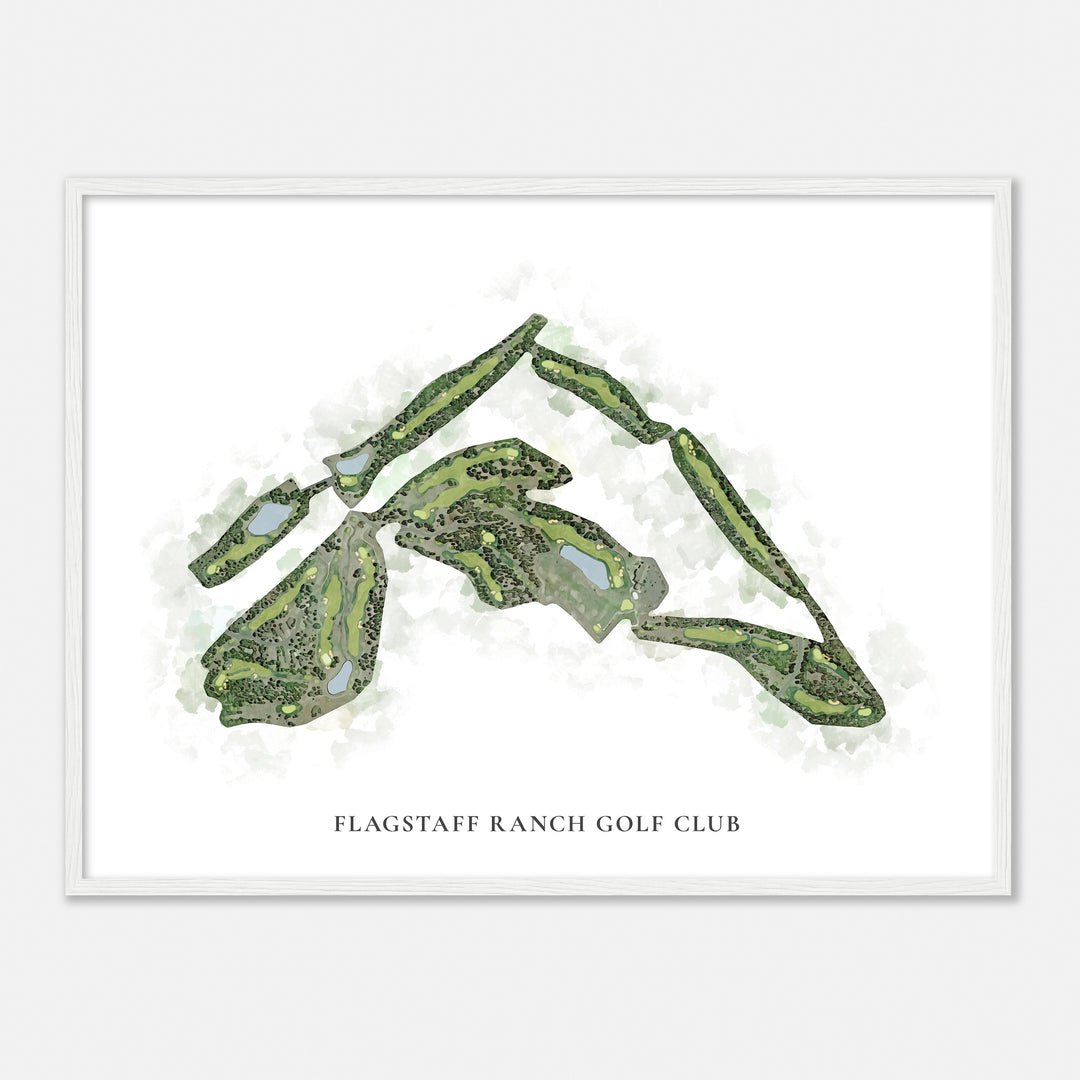 Print of Flagstaff Ranch Golf Club Classic Map