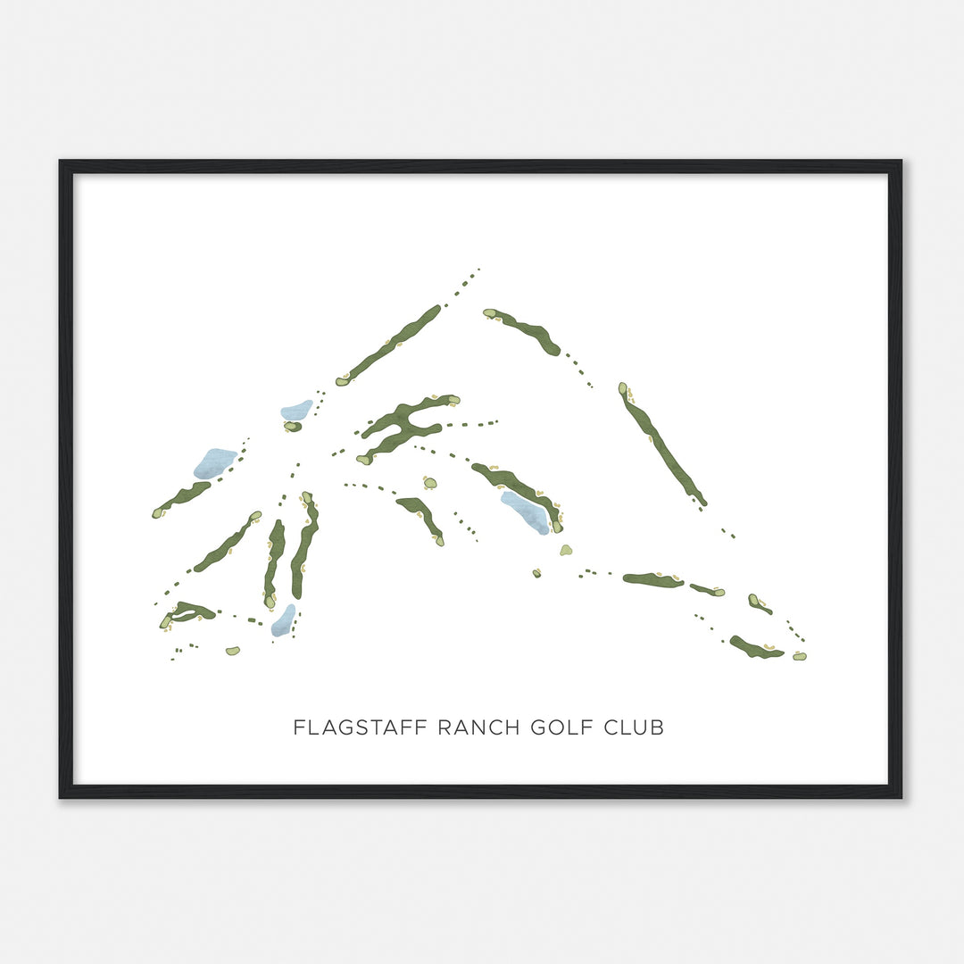 Print of Flagstaff Ranch Golf Club Modern Map