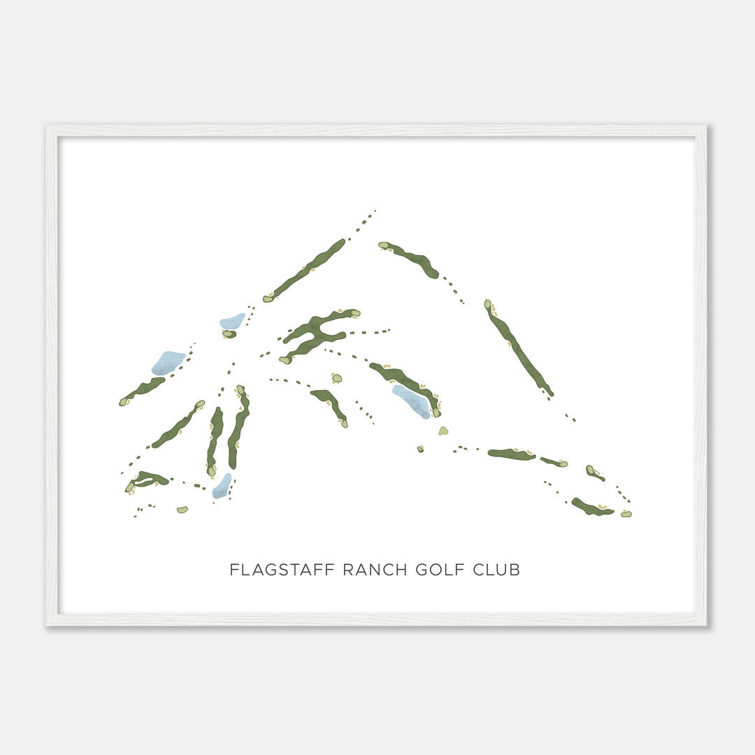 Print of Flagstaff Ranch Golf Club Modern Map