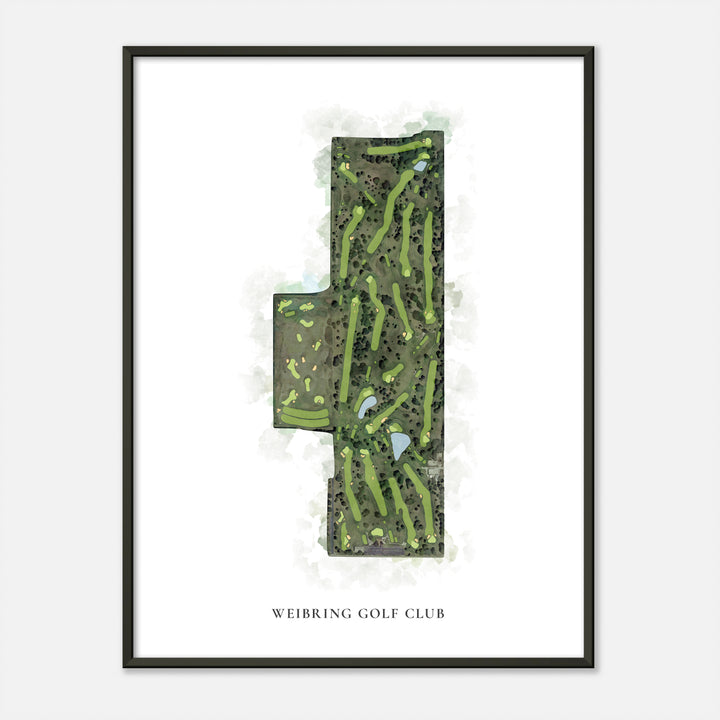 Print of Weibring Golf Club Classic Map