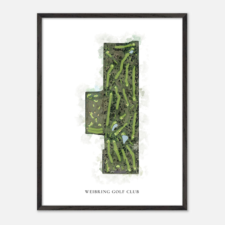 Print of Weibring Golf Club Classic Map