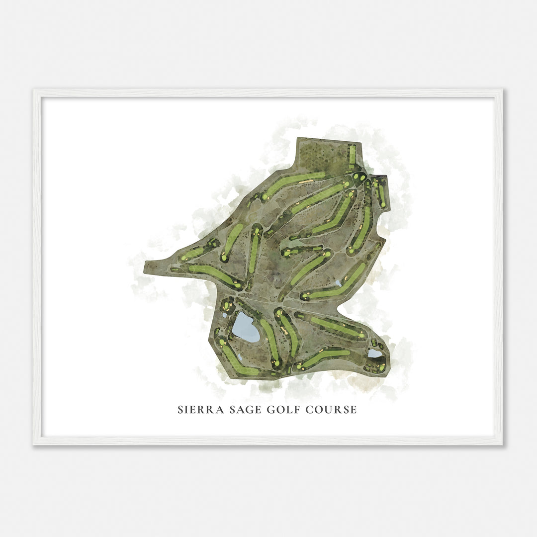 Print of Sierra Sage Golf Course Classic Map