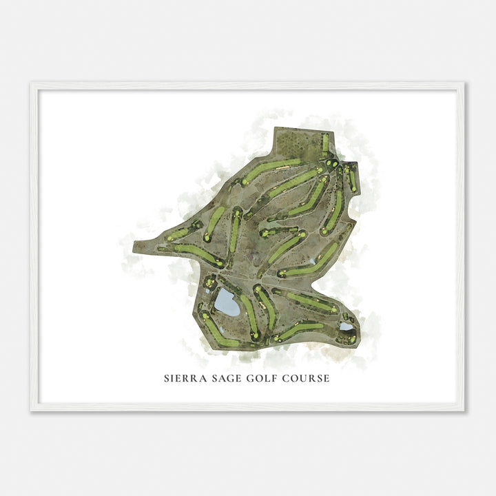 Print of Sierra Sage Golf Course Classic Map