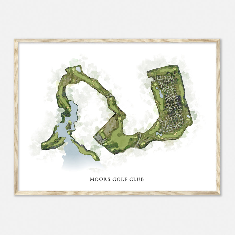 Print of Moors Golf Club Classic Map