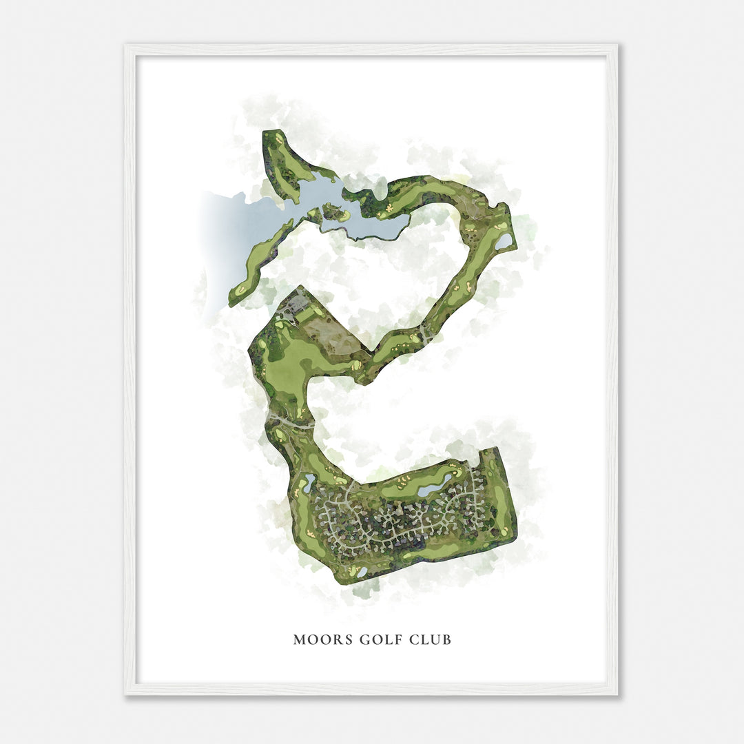 Print of Moors Golf Club Classic Map