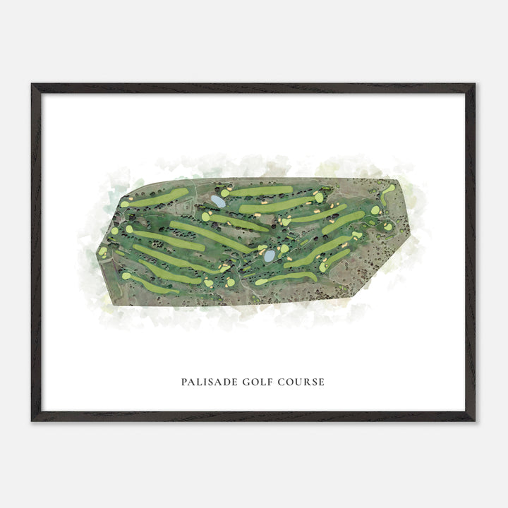 Print of Palisade Golf Course Classic Map