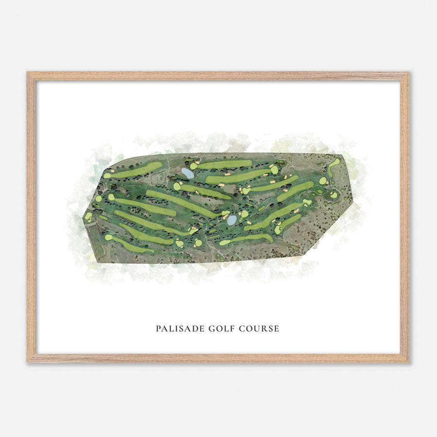 Print of Palisade Golf Course Classic Map