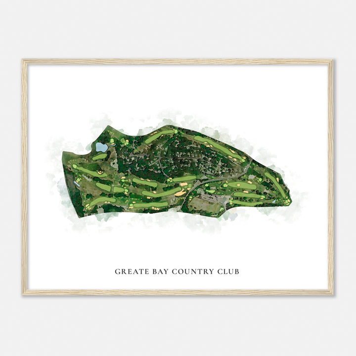 Print of Greate Bay Country Club Classic Map