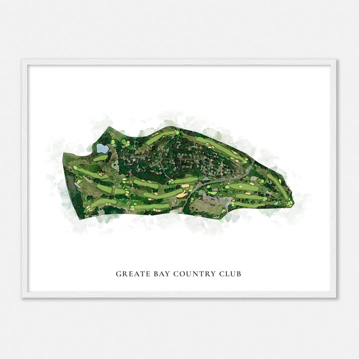Print of Greate Bay Country Club Classic Map