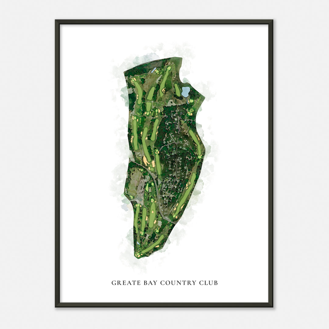 Print of Greate Bay Country Club Classic Map
