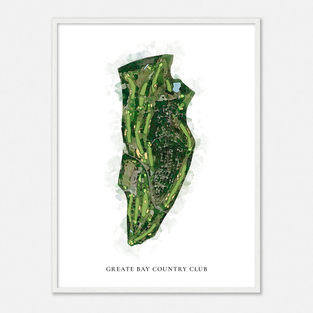 Print of Greate Bay Country Club Classic Map