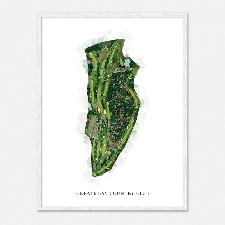 Print of Greate Bay Country Club Classic Map