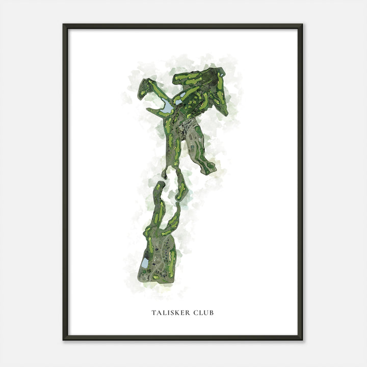 Print of Talisker Club Classic Map