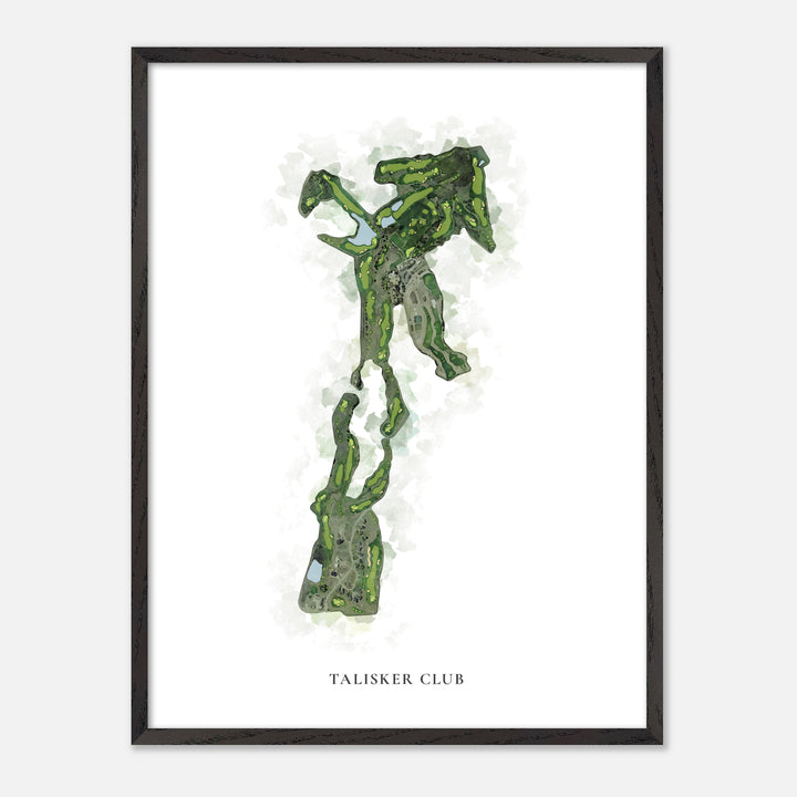 Print of Talisker Club Classic Map