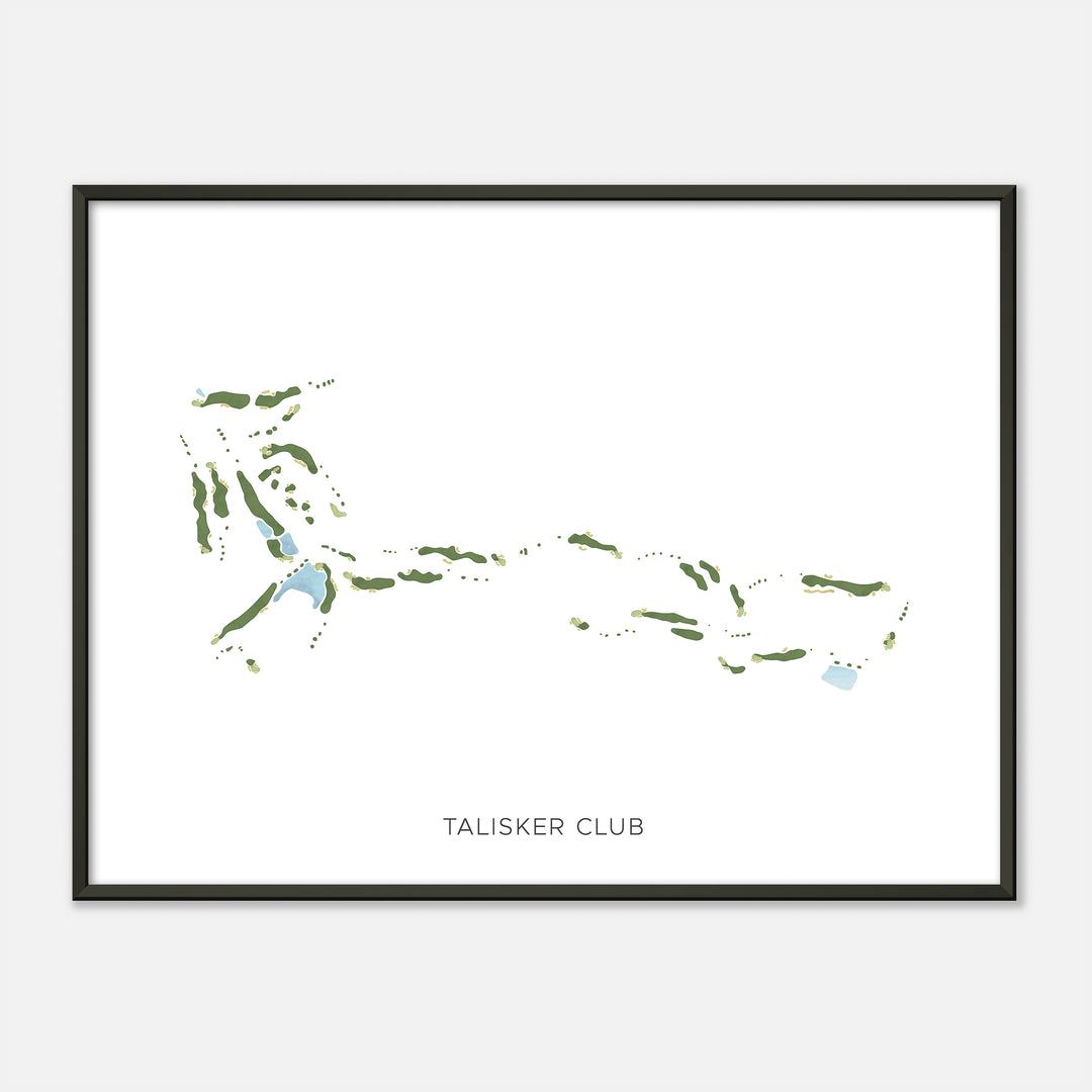 Print of Talisker Club Modern Map