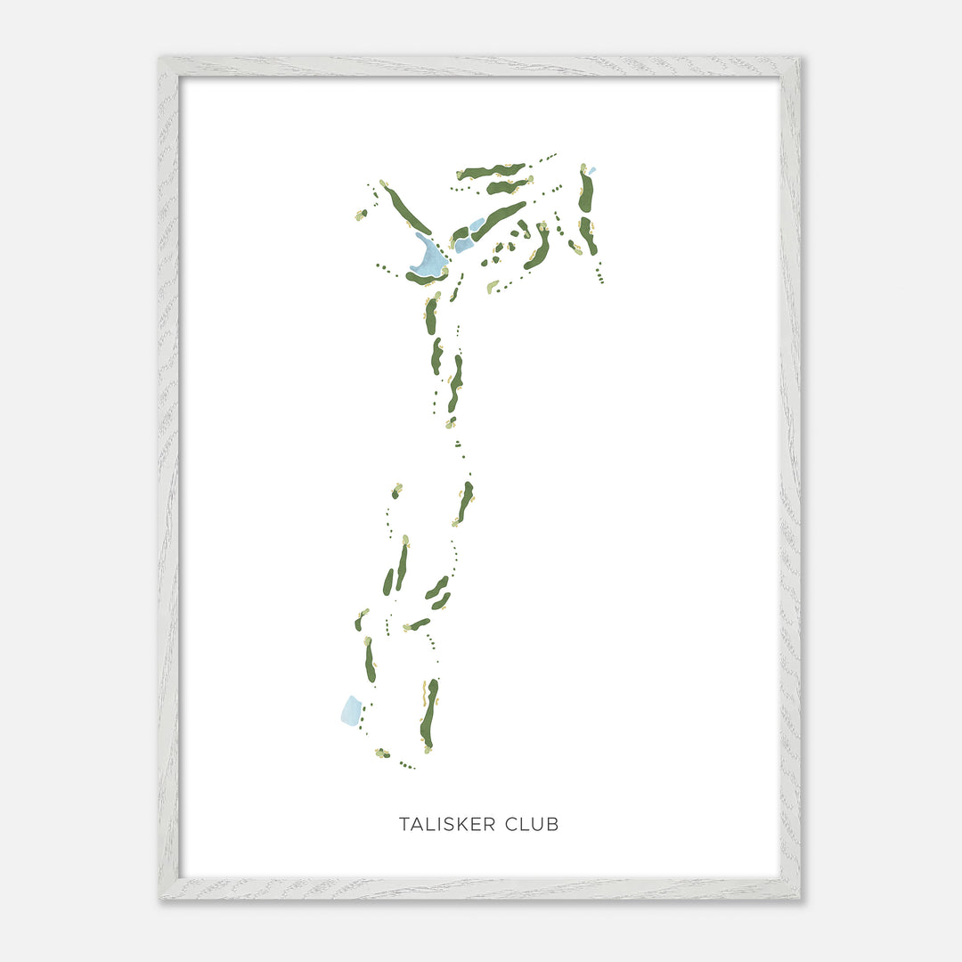 Print of Talisker Club Modern Map
