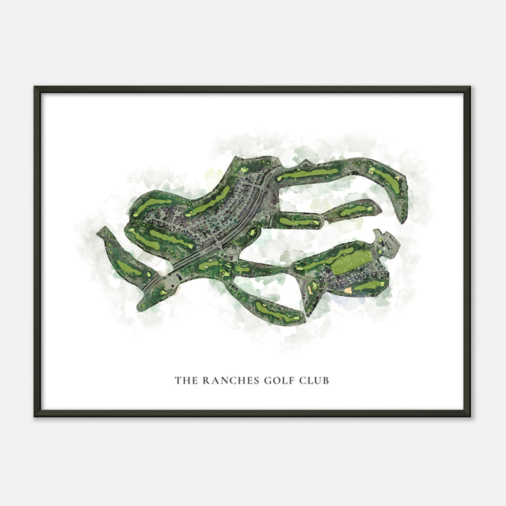 Print of The Ranches Golf Club Classic Map