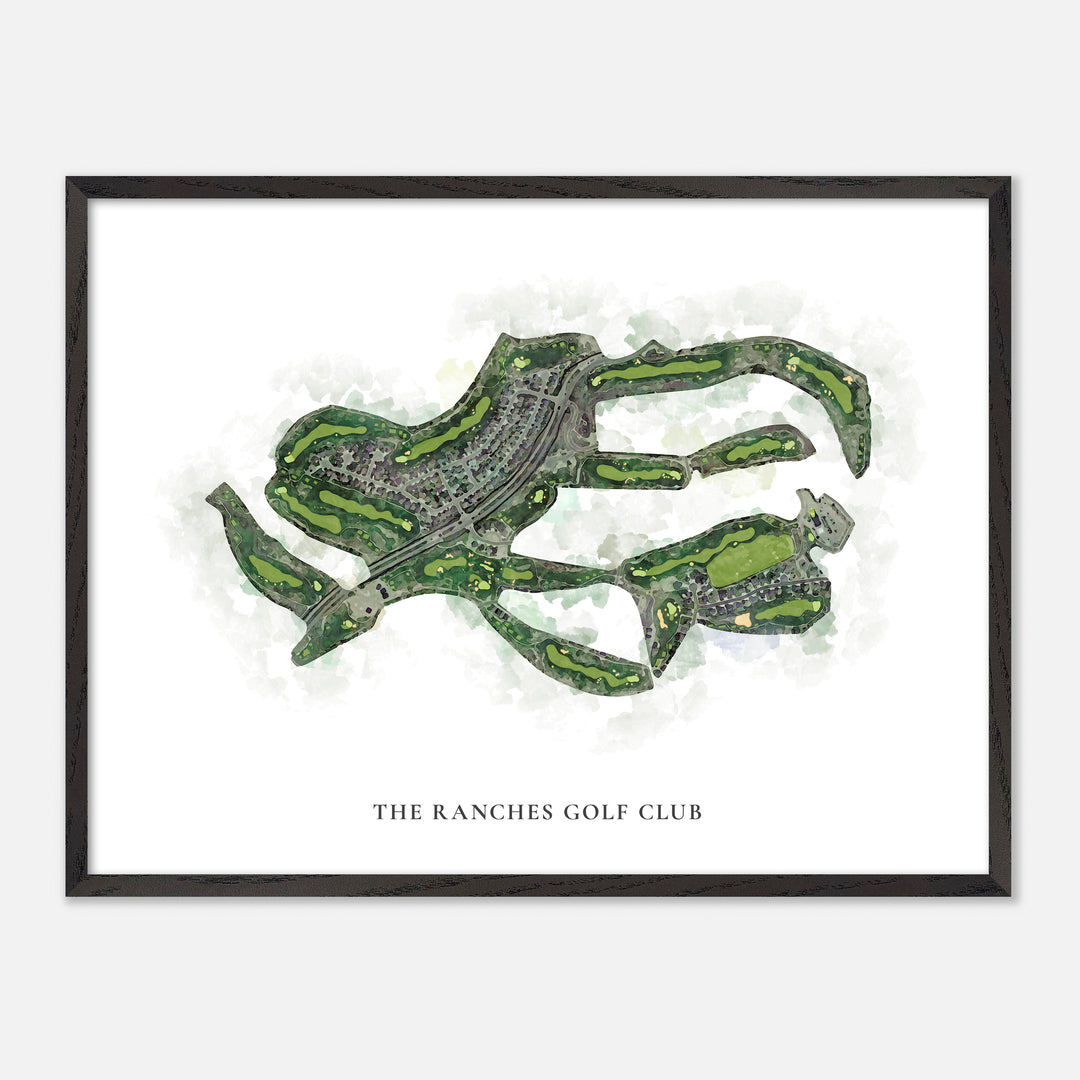 Print of The Ranches Golf Club Classic Map