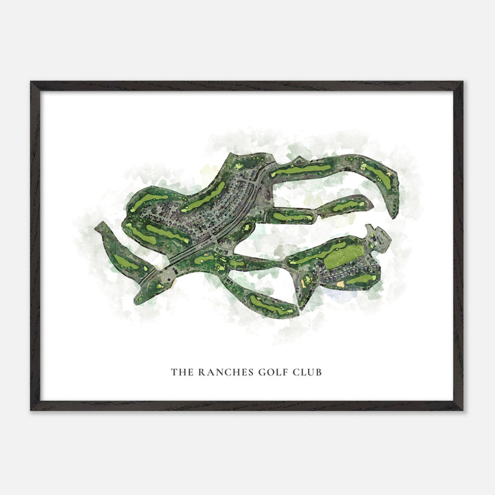 Print of The Ranches Golf Club Classic Map