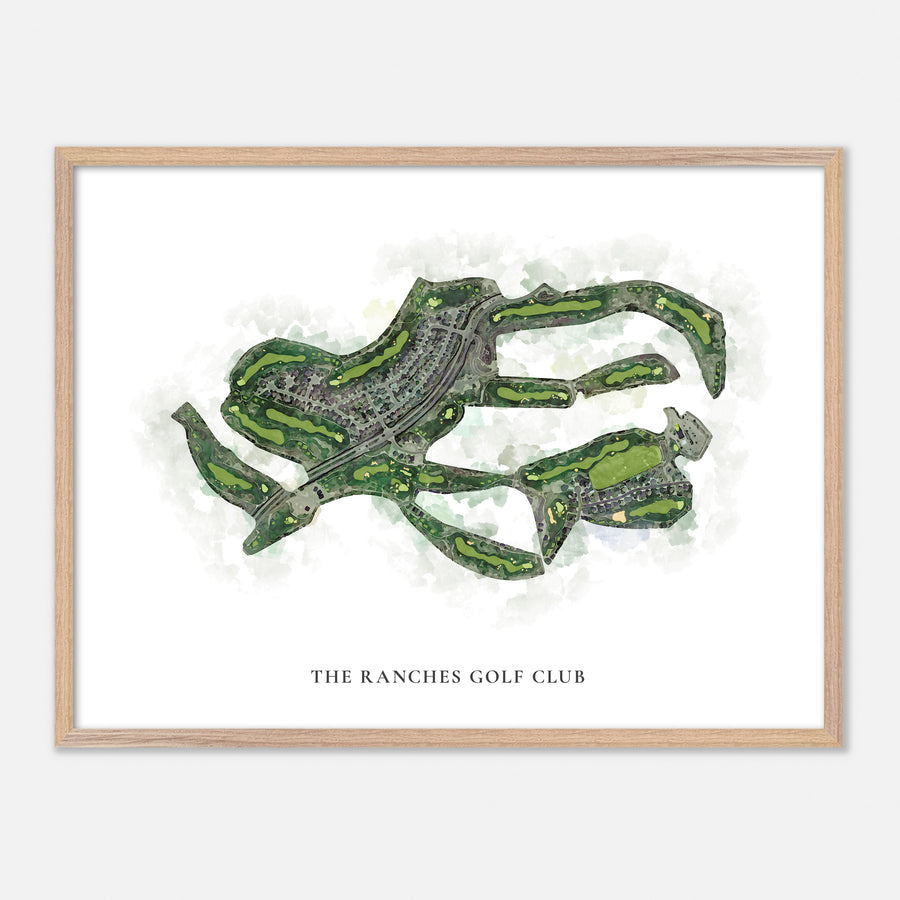 Print of The Ranches Golf Club Classic Map