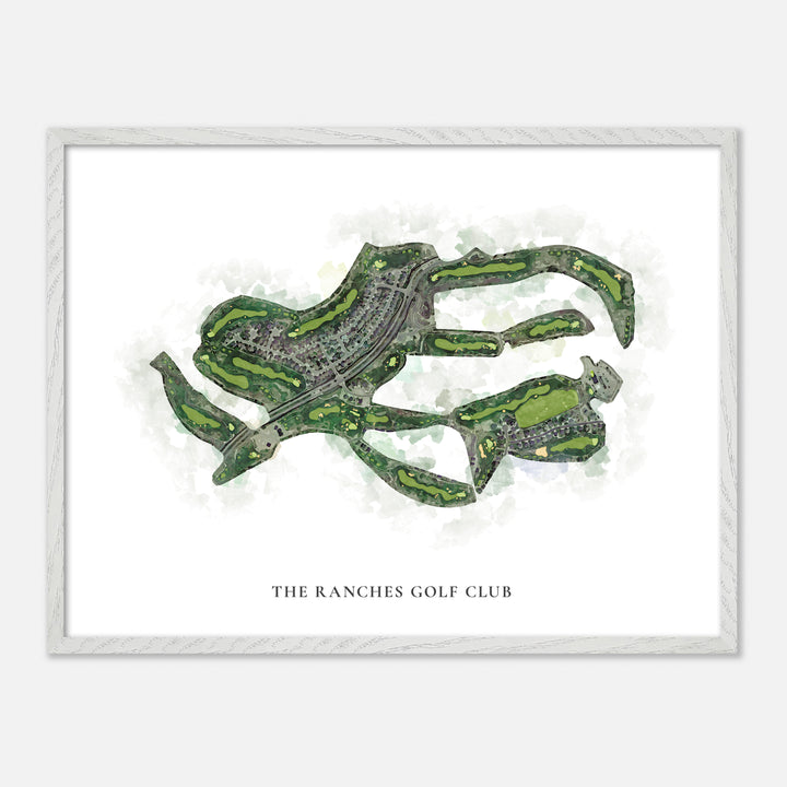 Print of The Ranches Golf Club Classic Map