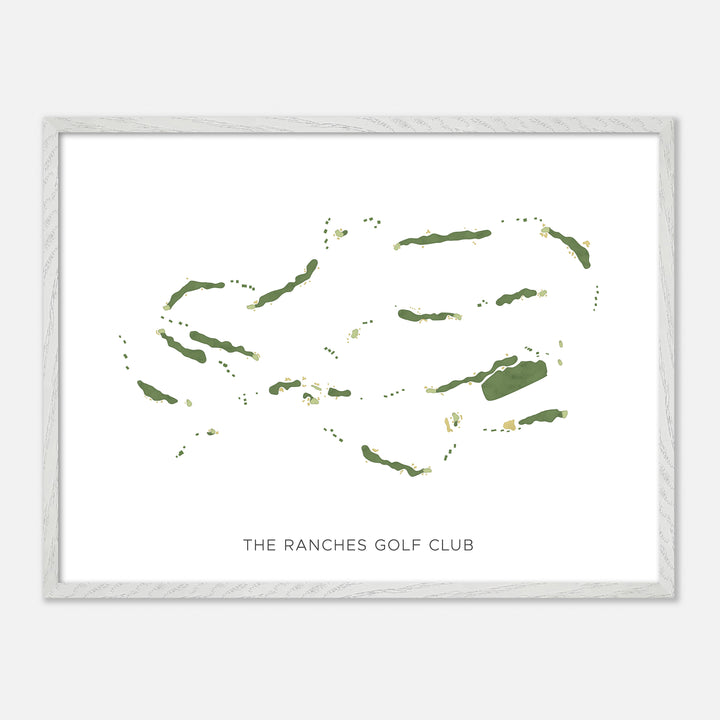 Print of The Ranches Golf Club Modern Map