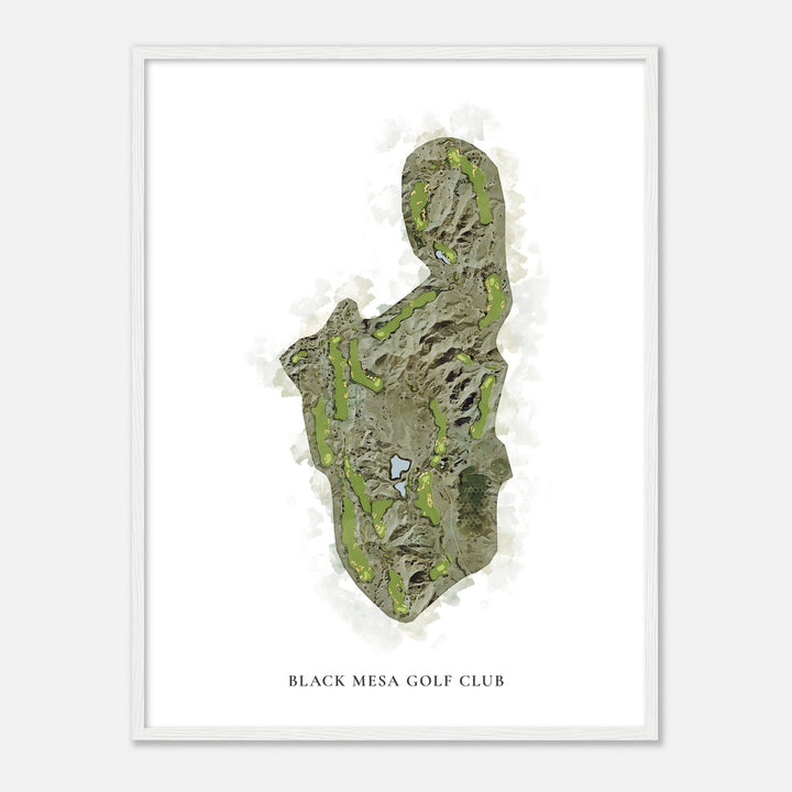 Print of Black Mesa Golf Club Classic Map