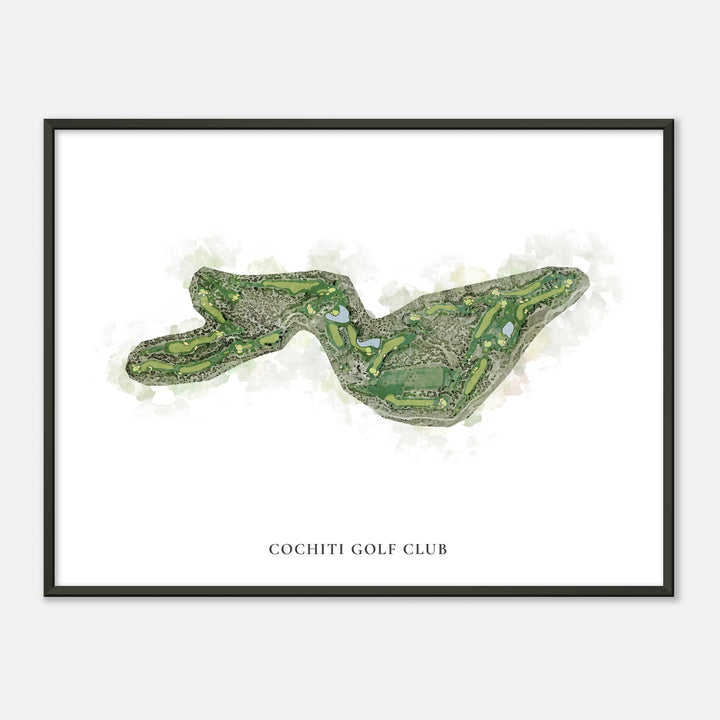 Print of Cochiti Golf Club Classic Map