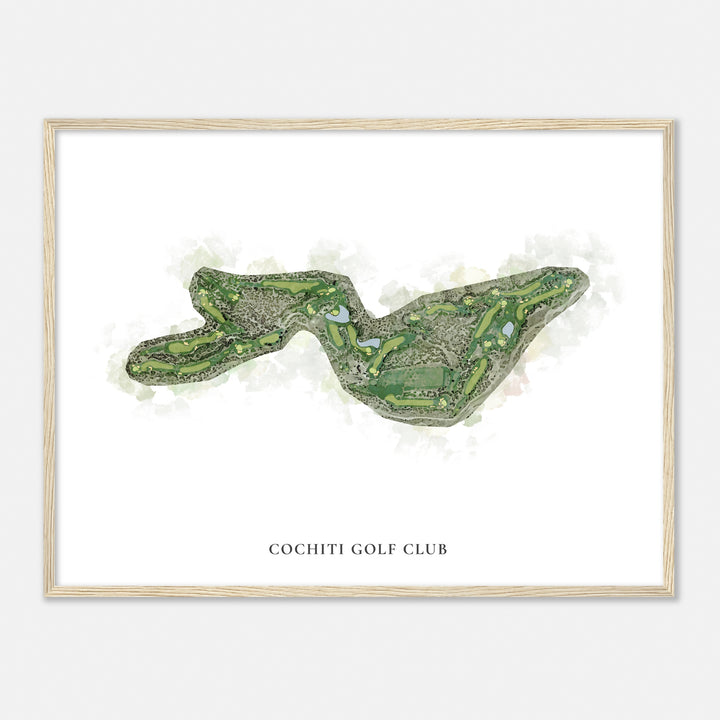 Print of Cochiti Golf Club Classic Map