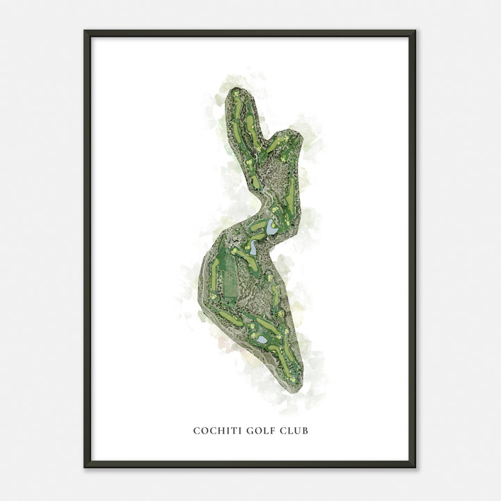 Print of Cochiti Golf Club Classic Map