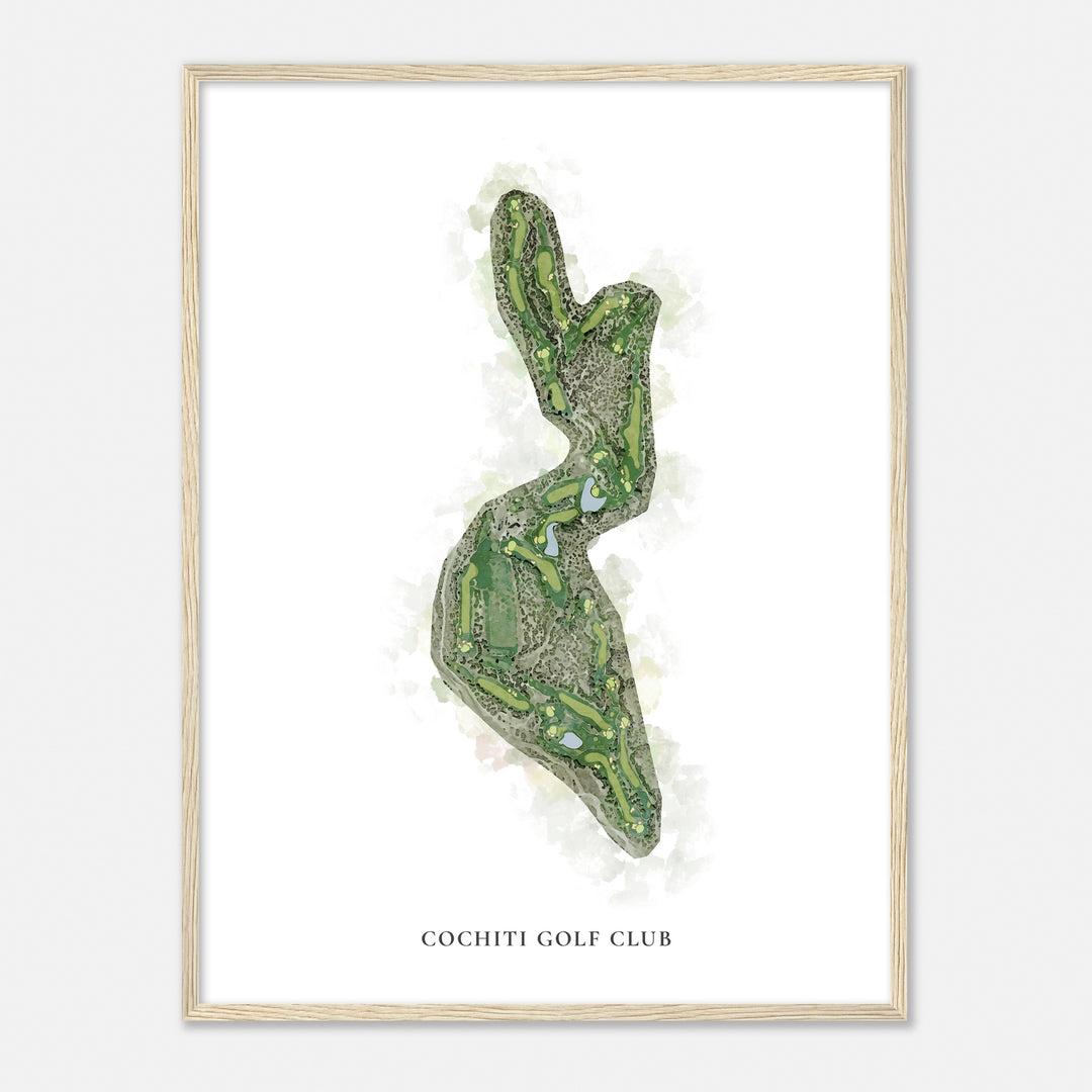 Print of Cochiti Golf Club Classic Map